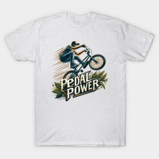 BMX bicycle - Pedal Power T-Shirt